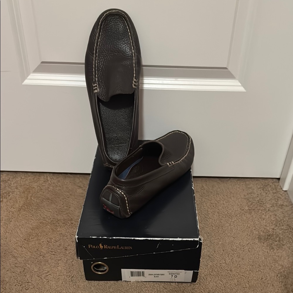 Polo by Ralph Lauren Brown Leather Loafers